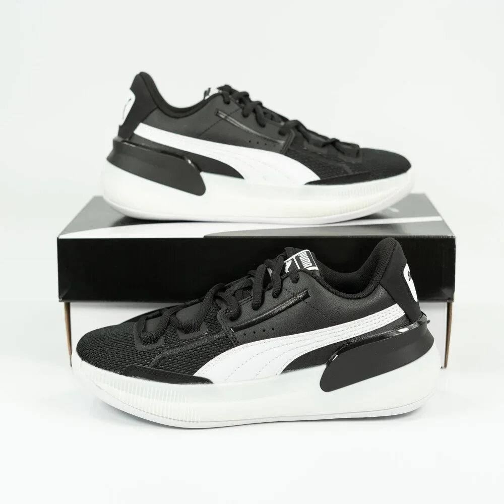 Puma Junior Clyde Hardwood Team Low-Top Shoe 194455-02 Multi-Size